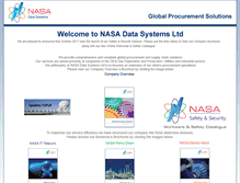 Tablet Screenshot of nasadata.com